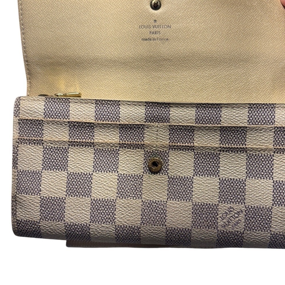 Louis Vuitton Damier Azure Sarah Wallet with Certificate of Authenticity - Picture 11 of 16
